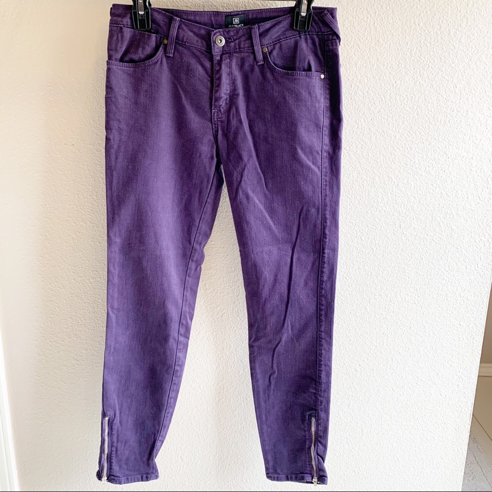Just Black Dean Purple Skinny Jean 27
